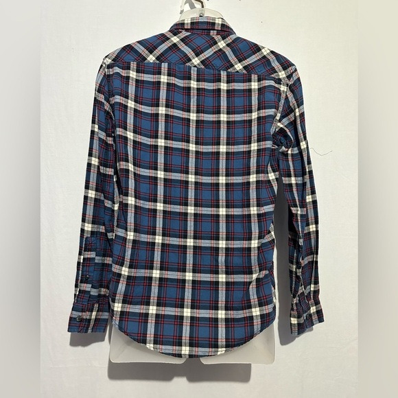 American Eagle Outfitters Blue Red Button Down Shirt XS - Picture 3 of 4